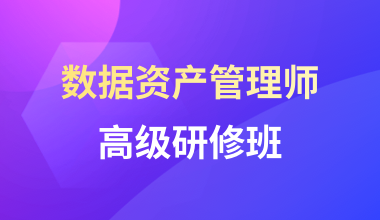 数据资产管理师高级研修班